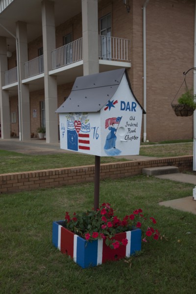 Bird houses art in Monroeville, Alabama