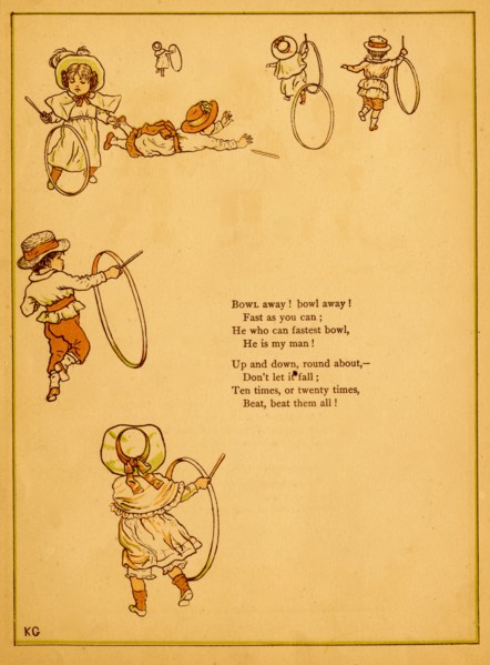Children Play with Hoops