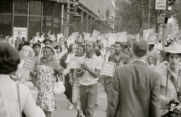 Poor People's March at Lafayette Park and on Connecticut Avenue