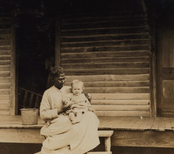 Higginbotham baby stays at home with negro nurse.