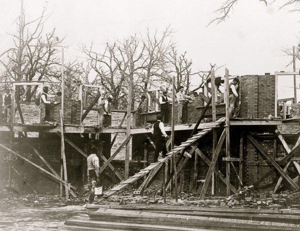Bricklaying at Claflin University, Orangeburg, S.C