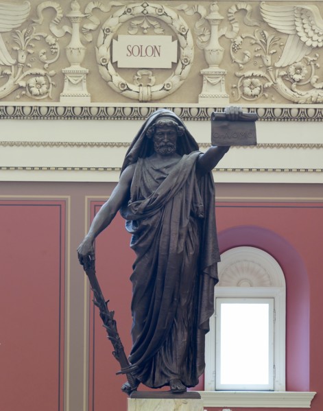 Bronze Sculpture of Solon the Athenian Statesman
