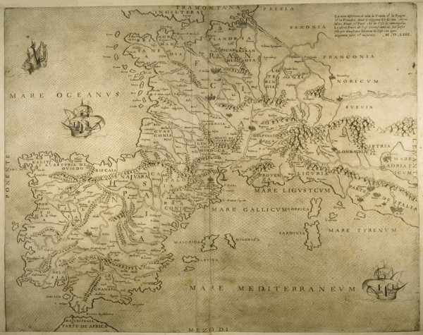 Iberian Peninsula, France and northern Italy.
