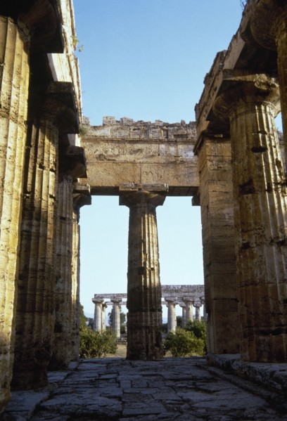 Magna Graecia. Temple of Hera II Paestum.