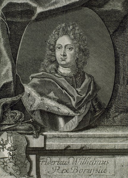 Frederick William I of Prussia(1688-1740). King in Prussia and Elector of Brandenburg. Portrait.