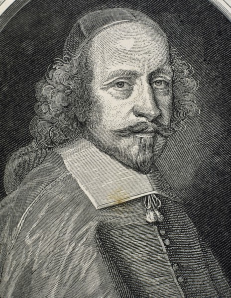 Jules Mazarin (1602-1661). Italian cardinal, diplomat, and politician. Portrait. Engraving.
