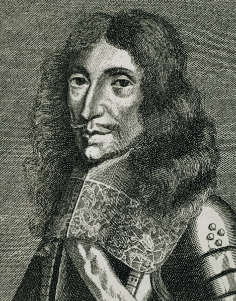 Charles I Louis, Elector Palatine (1617-1680). Engraving, 1663. Portrait.