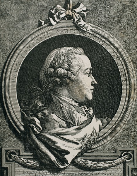 Grigoryevic Grigorij Orlov (1734-1783). Military and Russian statesman. Portrait. Engraving.