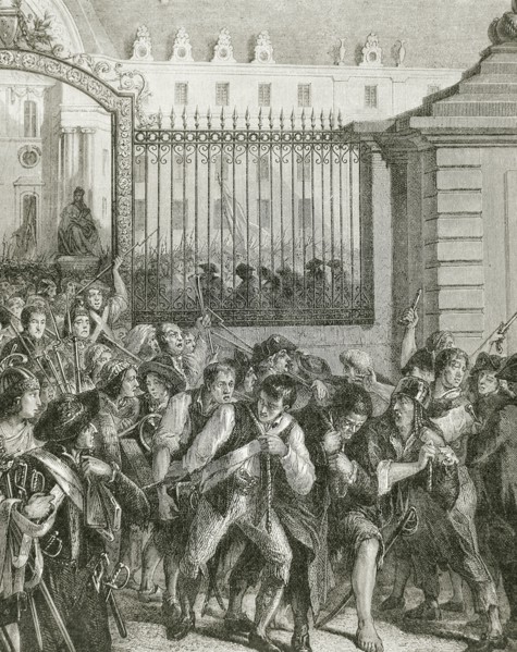 French Revolution. Storming the Bastille. 14 July 1789. Engraving.