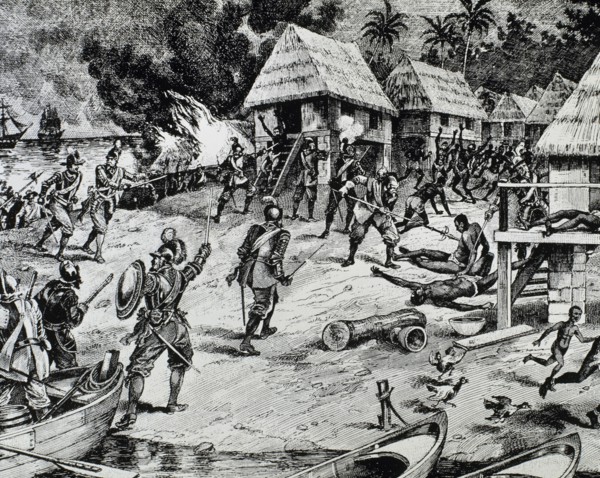 The indigenous are cruelly treated.