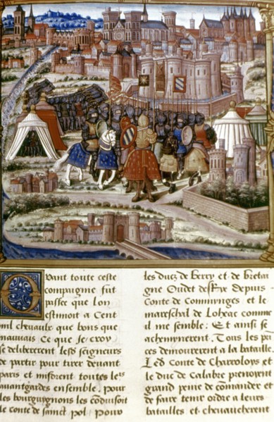 Site of Paris during the reign of Louis XI.