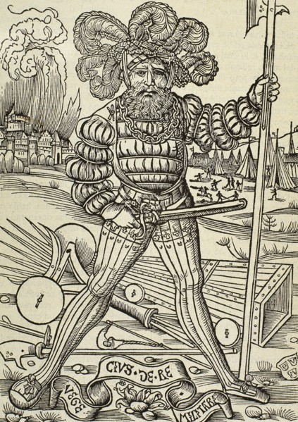 German mercenary soldier.