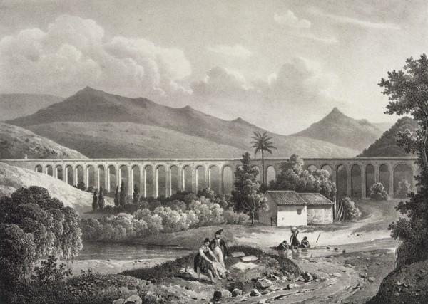 Spain. Andalusia. Algeciras. Aqueduct.
