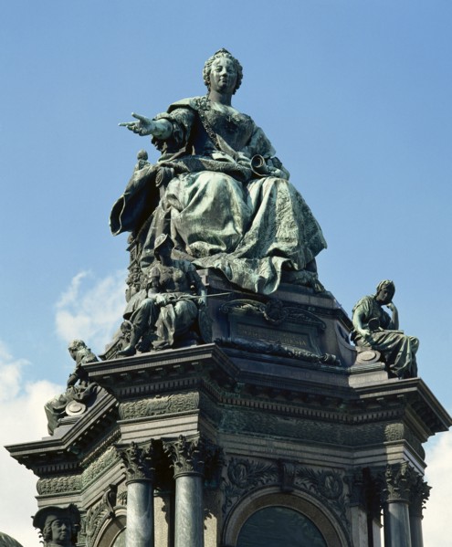 Maria Theresa (1717-1780). Empress of the Holy Roman Empire. Statue  Vienna. Austria.