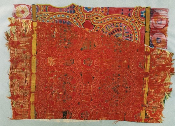 Islamic art. Spain. 12th-13th c. Tissue of La Seu d'Urgell. Episcopal Museum of Vic. Catalonia.