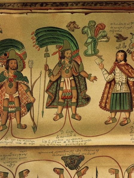 Don Diego de Mendoza Austria Moctezuma, cacique of Tlatelolco. Grandson of Moctezuma II.