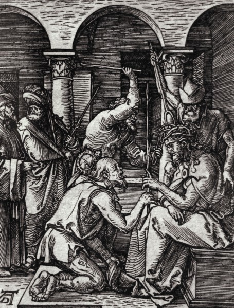 Christ crowned with thorns, from the Small Passion.