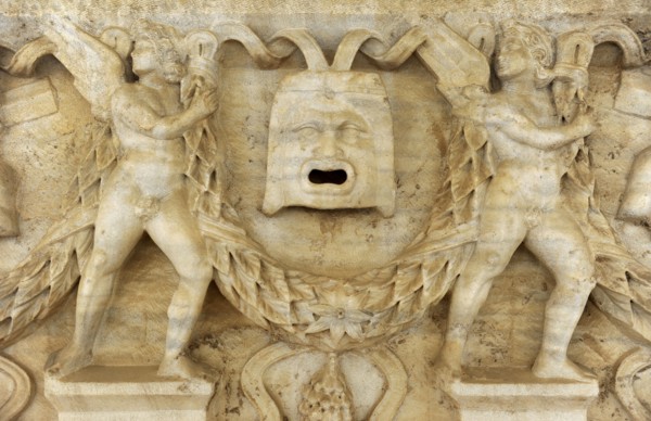 Garland sarcophagus.