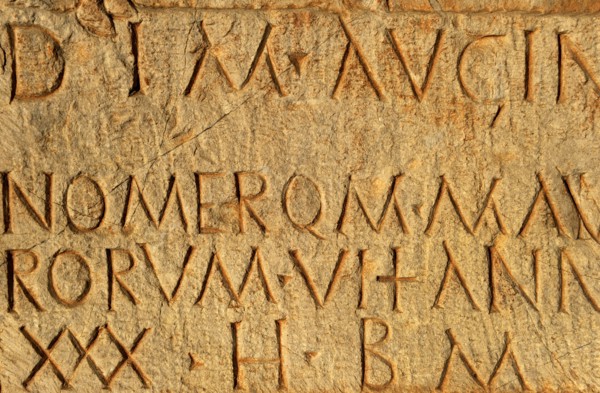 Latin inscription dedicated to horseman in the squadron of the Mauritanians.