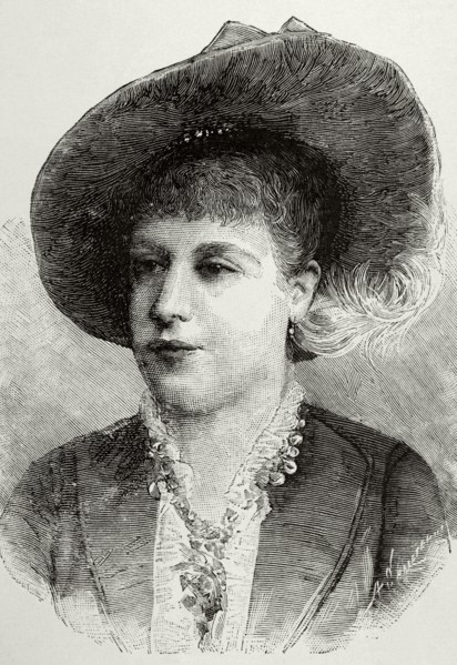 Rosita Mauri (1850-1923). Dancer and ballet teacher. Engraving, 1880.