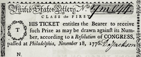 Lottery ticket.