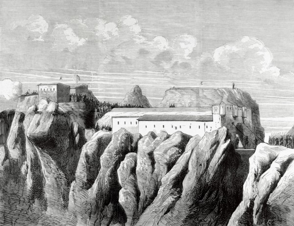San Leon fort, occupied by General Quesada.