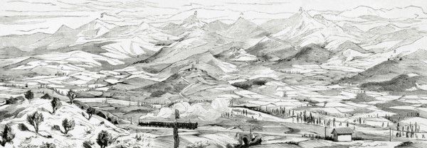 Mountain range of Tolono.