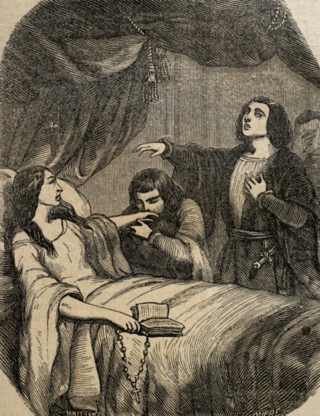Valentina Visconti, makes that her sons swear to revenge the death of his father, who was killed.