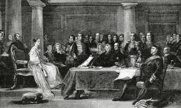 First Council of Ministers presided by Queen Victoria.