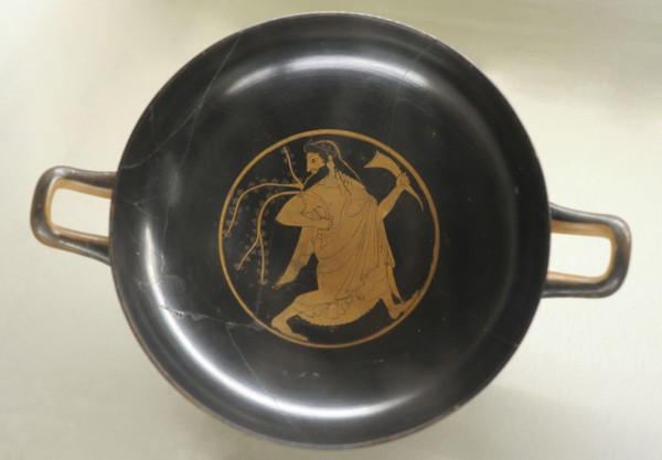 Red-figure drinking-cup: Dionysus.