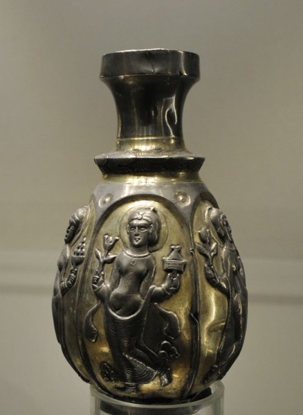 Vase with female figures.
