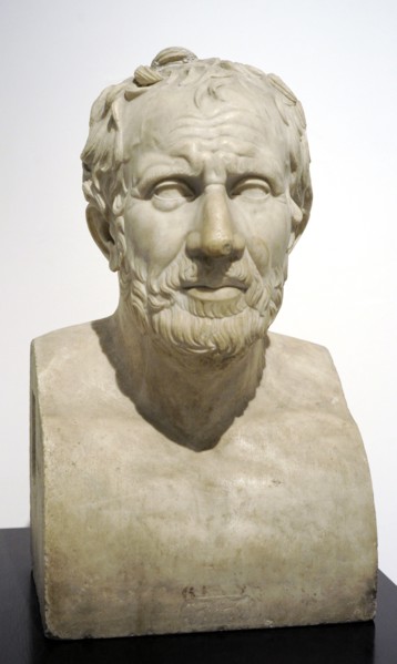 Herm of Greek poet Panyassis of Halicarnassus.