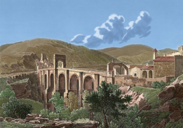 The Alcantara Bridge.