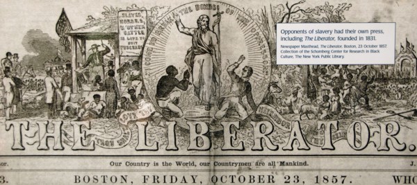 Newspaper 'The Liberator'.