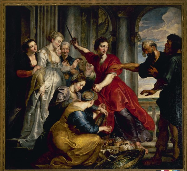 Achilles discovered by Ulysses and Diomedes.