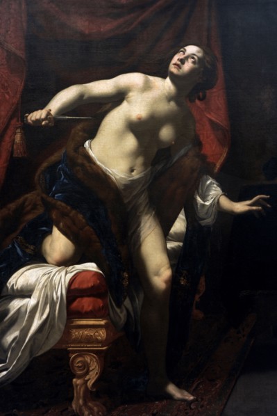 Suicide of Lucretia.