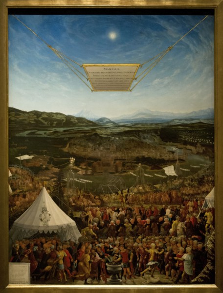 Mucius Scaevola before King Porsena.