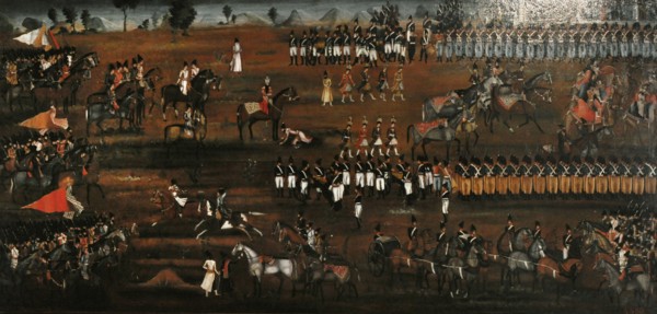Review of the Presian army by Fath 'Ali Shah.