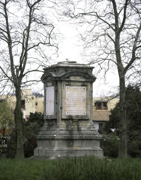 Pheasant Island. Monolith to commemorate de meeting where the Treaty of the Pyrenees was negotiated in 1659.