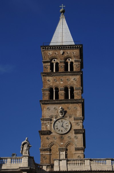 Basilica of Santa Maria Maggiore. The bell tower.