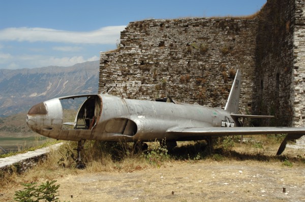 American Air Force plane that landed in Albania in 1957 during the Cold War.