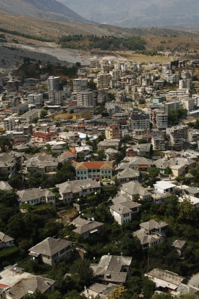 Gjirokastra city.