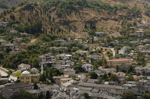 Gjirokastra city.