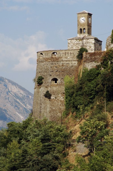 Castle and clock tower.
