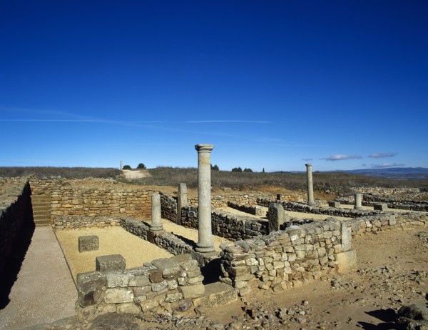 Numancia. Ancient Celtiberian settlement. Famous in the Celtiberian Wars. Roman ruins. Near Soria. Spain.