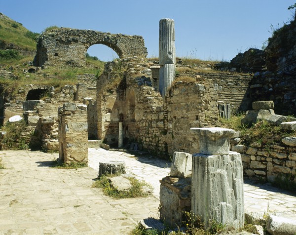 Ruins of brothel (lupanare).