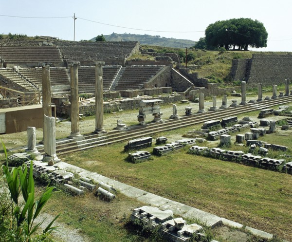 Turkey, Pergamon. Ruins.