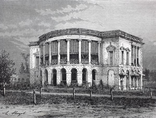 European housing at Calcutta