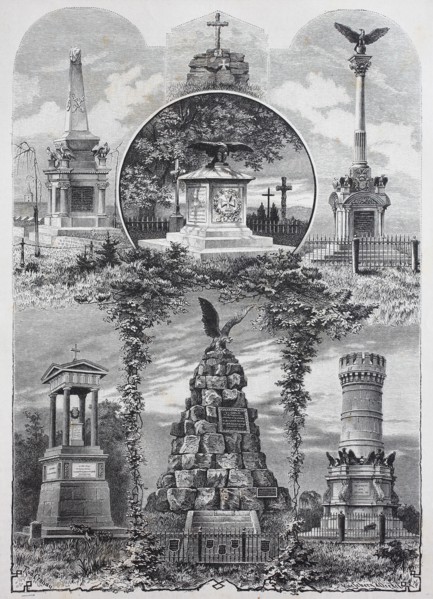 the war memorials at Metz