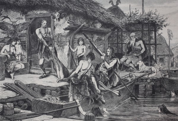 from the time of the pile dwellings
